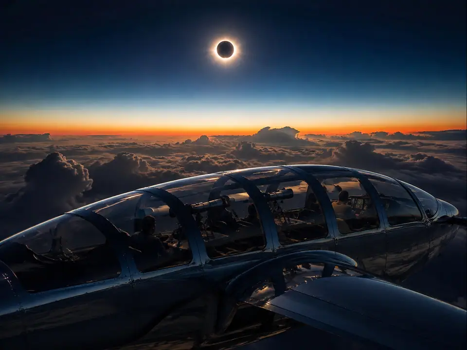 AI-generated fantasy visualization of Lunar Shadow Flight, a original fantasy selection