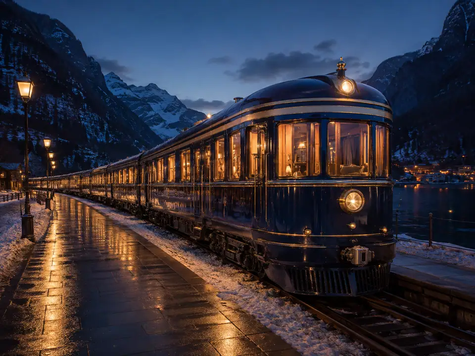 AI-generated fantasy visualization of Midnight Sleeper Train, a original fantasy selection