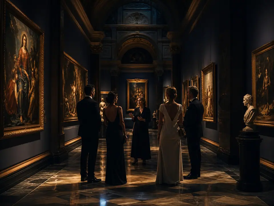 AI-generated fantasy visualization of Museum After Midnight, a original fantasy selection