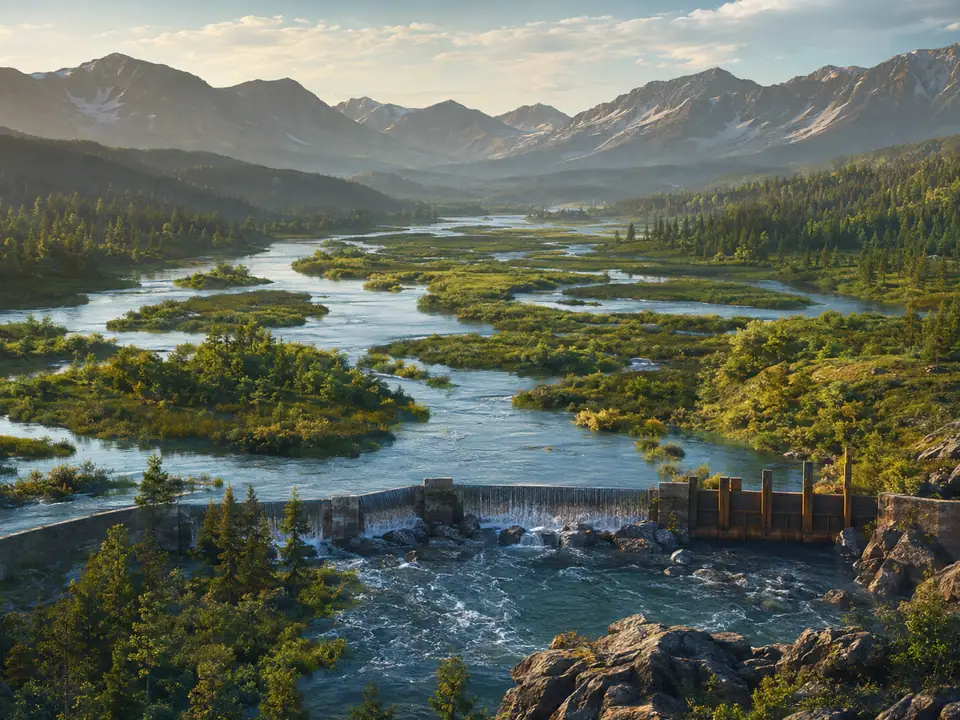 AI-generated fantasy visualization of River Return Project, a original fantasy selection
